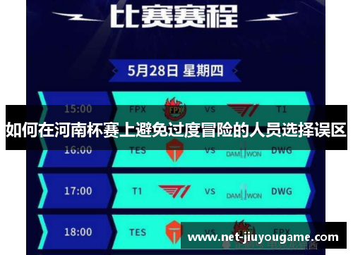 如何在河南杯赛上避免过度冒险的人员选择误区